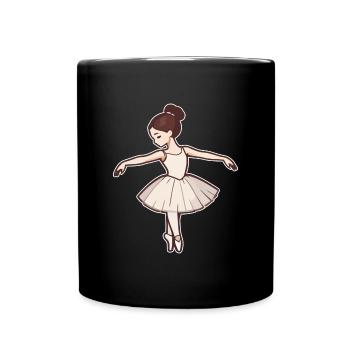 Ballerina - Full Colour Mug - black - Front