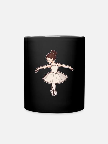 Ballerina - Tasse einfarbig - Schwarz