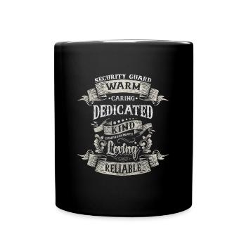 Security, Security, Order, Guard - Full Colour Mug - black - Front