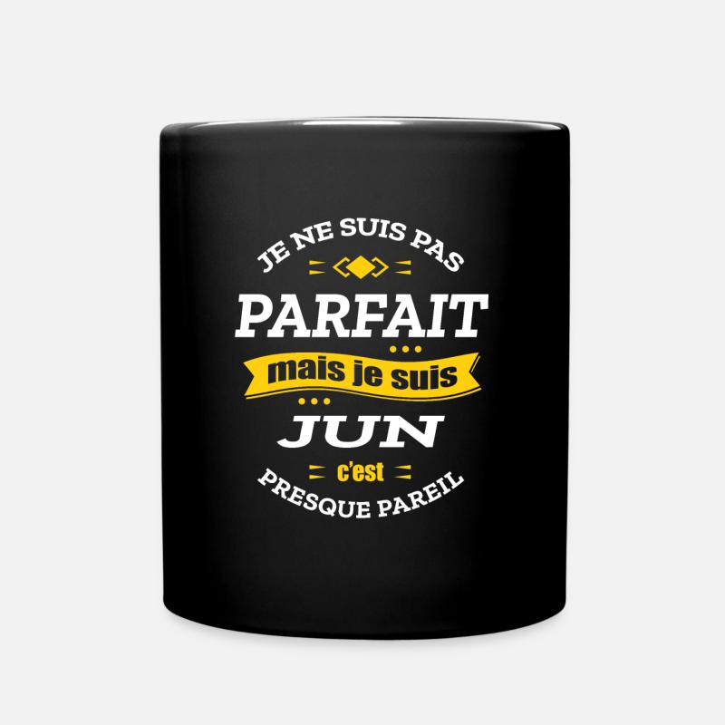 JUN PARFAIT - PRENOM JUN - Mug uni - noir