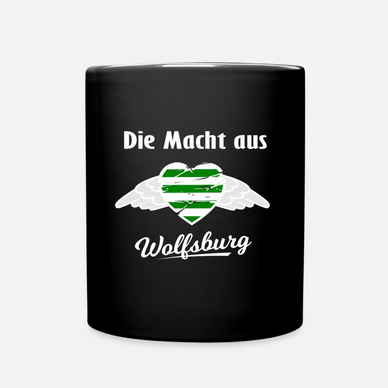 Die Fans aus Wolfsburg - Tasse einfarbig - Schwarz