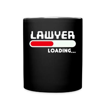 Karriere Statement Erfolg Jurist Beruf Arbeit - Tasse einfarbig - Schwarz - Vorne