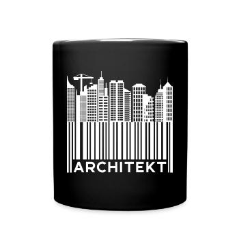 Architekt Spruch Job Vorgesetzter Beruf Karriere - Tasse einfarbig - Schwarz - Vorne