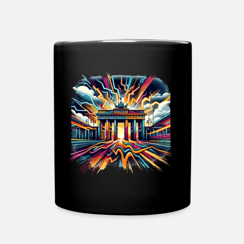 Berlin Electric Vibe - Full Colour Mug - black
