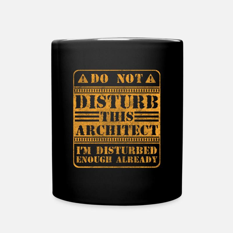 Bureau d’Ingénieur Architecte - Mug uni - noir