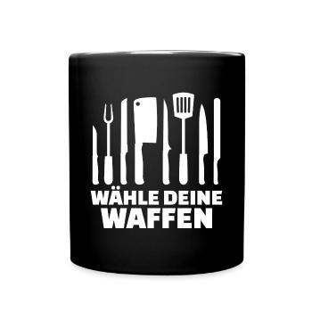 Karriere Chef Job Beruf Vorgesetzter Statement - Tasse einfarbig - Schwarz - Vorne