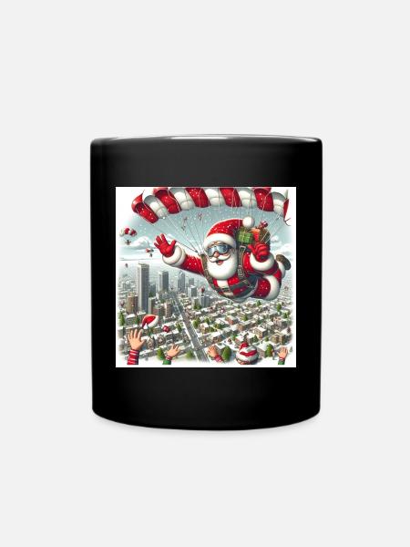 Weihnachts Design 13 - Tasse einfarbig - Schwarz