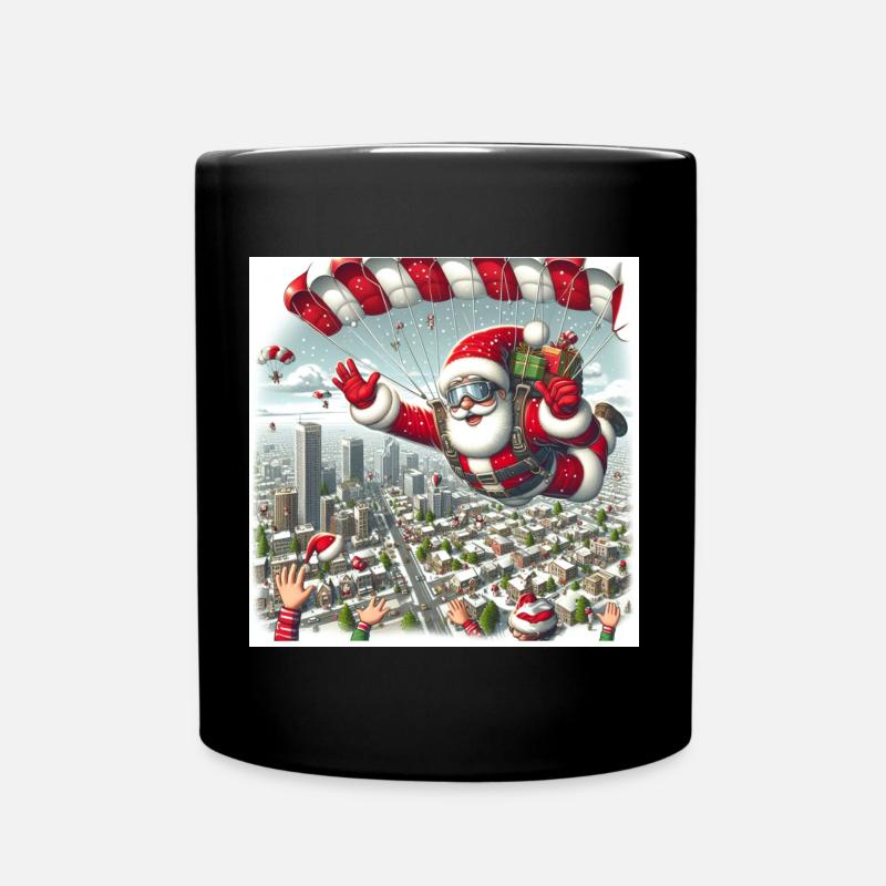 Weihnachts Design 13 - Tasse einfarbig - Schwarz