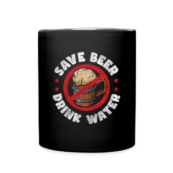 Bière Alcooliques Raison Motivation - Mug uni - noir - Devant