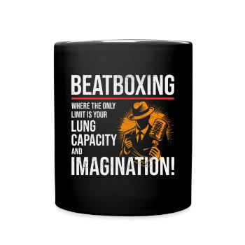 Beatboxing Culture Rhythmic Beatbox Artistry Music - Full Colour Mug - black - Front