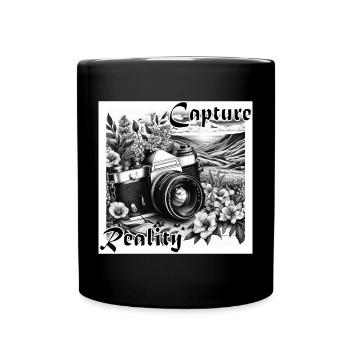 Le photographe - Mug uni - noir - Devant