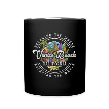 Plage, Mer, Sable, Voyage - Mug uni - noir - Devant
