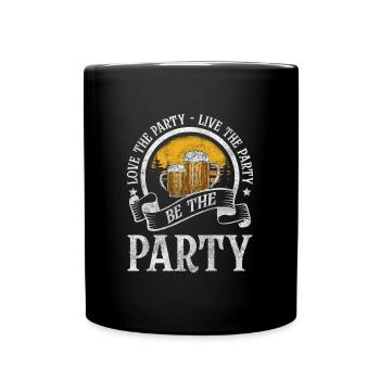 Party, Friends, Beer, Drink - Full Colour Mug - black - Front