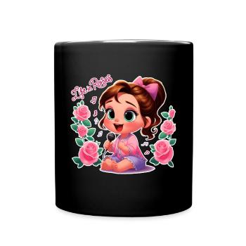 La Vie en Rose - Mug uni - noir - Devant