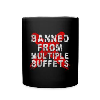 Buffet Hunger Hotel Vielesser - Tasse einfarbig - Schwarz - Vorne