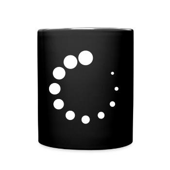 Store | Circles, Computer, Game, Video Game - Full Colour Mug - black - Front