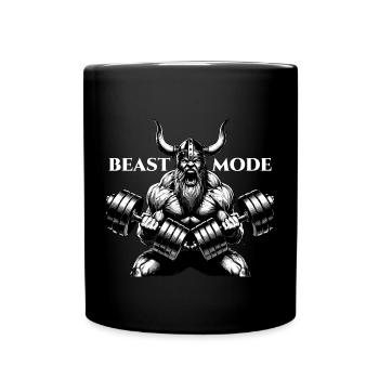 Viking Haltères Workout Biceps Gesch - Mug uni - noir - Devant