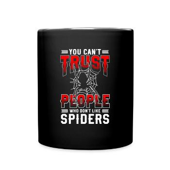 Spiders Nature Arachnids - Full Colour Mug - black - Front