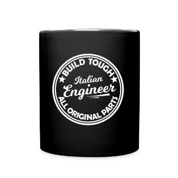 Ingénieur d’Italie - Mug uni - noir - Devant