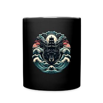 Mysticisme nautique : Aventure en voilier - Mug uni - noir - Devant