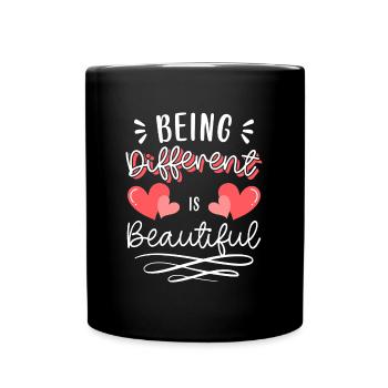 Different, proud, different - Full Colour Mug - black - Front