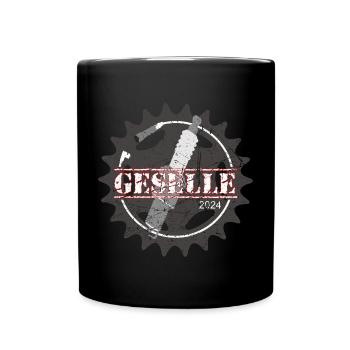 Zweiradmechaniker 2024 - Tasse einfarbig - Schwarz - Vorne