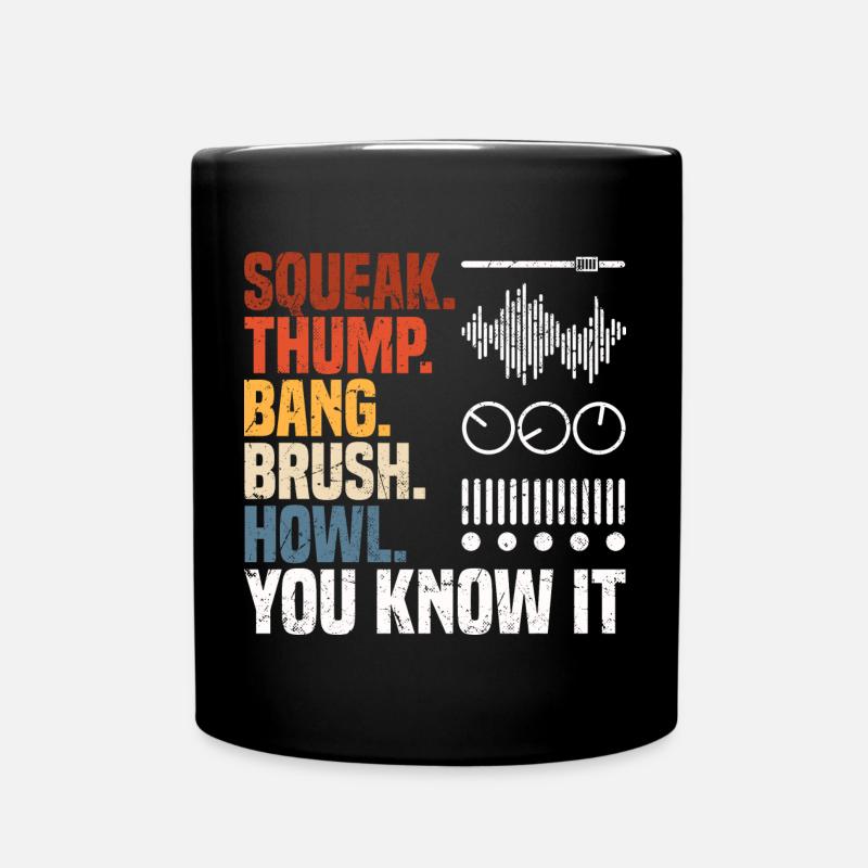 Tontechniker Geschenke | Toningenieur Deejay DJ - Tasse einfarbig - Schwarz