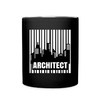 Emploi : Architecte, Travail, Superviseur, Succès, Carrière - Mug uni - noir - Devant