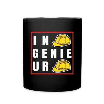 Ingenieur Job Beruf Erfolg Spruch Geld Verdienen - Tasse einfarbig - Schwarz - Vorne
