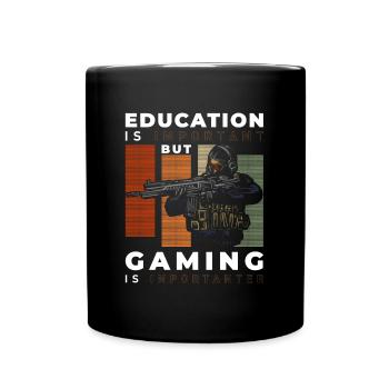 Gamer Game Mouse Legend - Full Colour Mug - black - Front