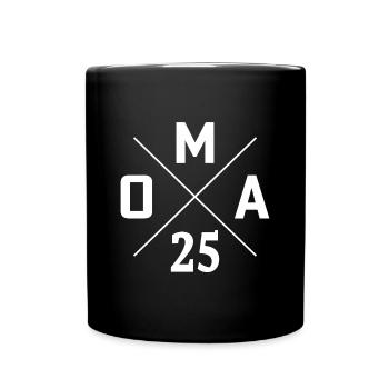 oma 2025 - Tasse einfarbig - Schwarz - Vorne