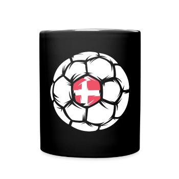Équipe de handball Danemark EC Ball Handball Logo - Mug uni - noir - Devant