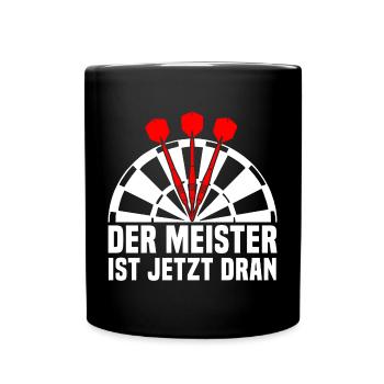 Funny Darts and Darts Gifts for Darts Players - Full Colour Mug - black - Front