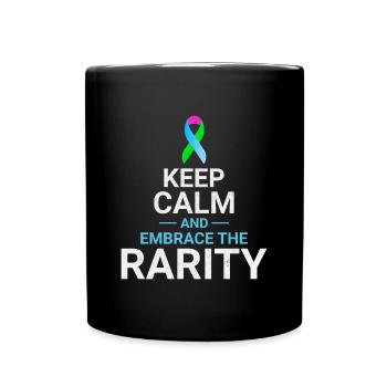Rare Disease Awareness Embrace the Rarity - Full Colour Mug - black - Front