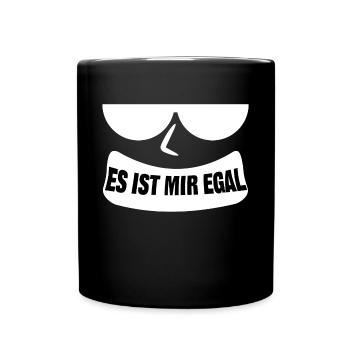 Je ne me soucie pas de la froideur de la déclaration - Mug uni - noir - Devant