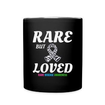Loved Rare Disease Spread Awareness - Full Colour Mug - black - Front