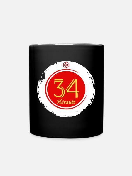 Hérault - Mug uni - noir