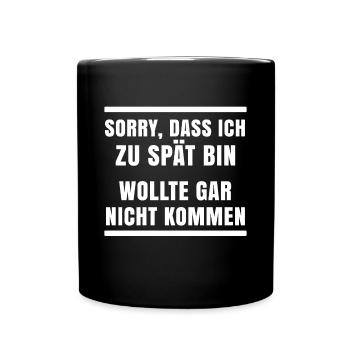 I don't care about the statement attitude - Full Colour Mug - black - Front