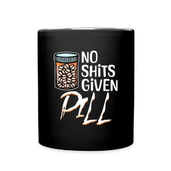 Anyway, cool saying doesn't matter to me attitude - Full Colour Mug - black - Front