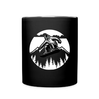 Next-Gen Snowboard Design for Performance & Style - Full Colour Mug - black - Front