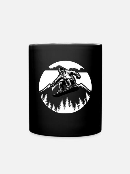 Next-Gen Snowboard Design für Performance & Style - Tasse einfarbig - Schwarz