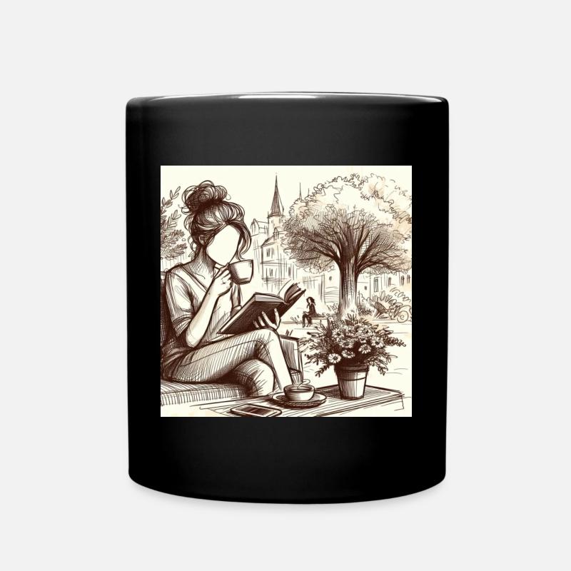 Convivialité villageoise - Mug uni - noir