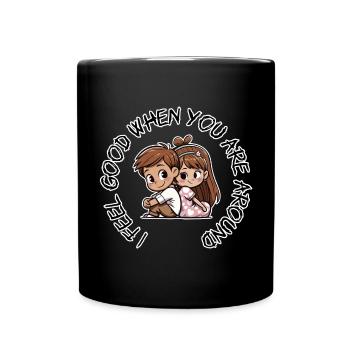 Cuddle Duo Couple Love - Full Colour Mug - black - Front