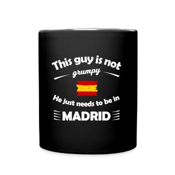 Envie de Madrid - Mug uni - noir - Devant