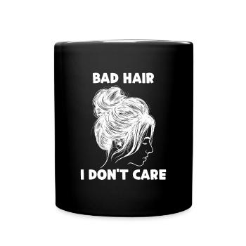 Je ne me soucie pas de l’attitude Déclaration indifférente - Mug uni - noir - Devant