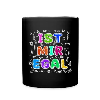 Je ne me soucie pas de la déclaration de détente, de l’attitude indifférente - Mug uni - noir - Devant