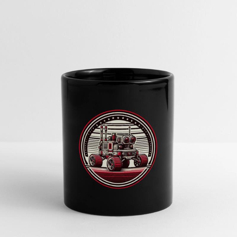 "Celestial Explorer" - Space Rover Badge Full Colour Mug