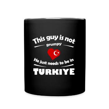 Holidays in Antalya - Full Colour Mug - black - Front