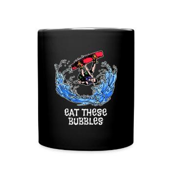Surfing, Water Skiing, Surfing, Wakeboard, Statement - Full Colour Mug - black - Front