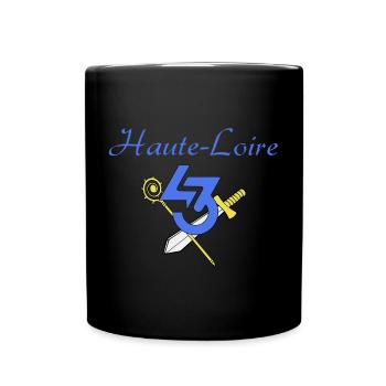 Haute-Loire - Mug uni - noir - Devant